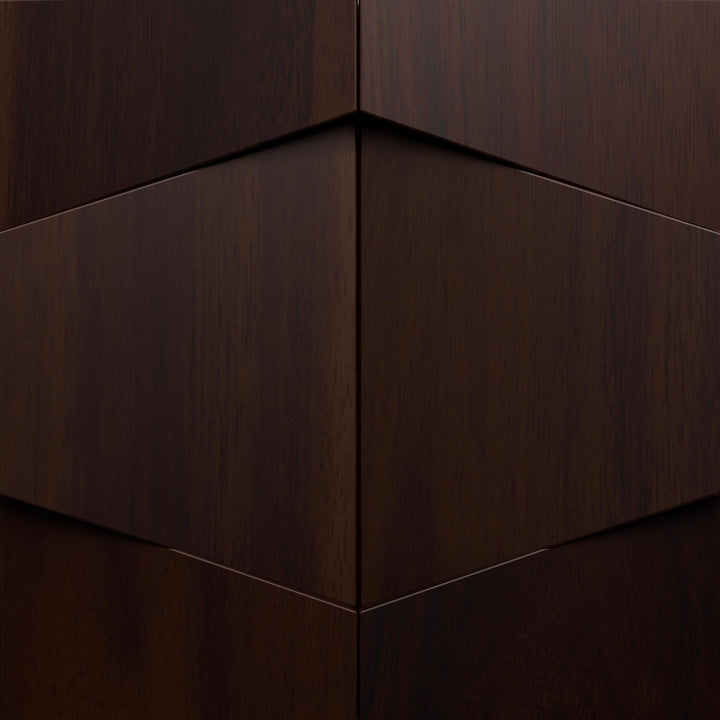 Georgina 2-drawer coffee table designed with walnut finish and living room table for shared living spaces