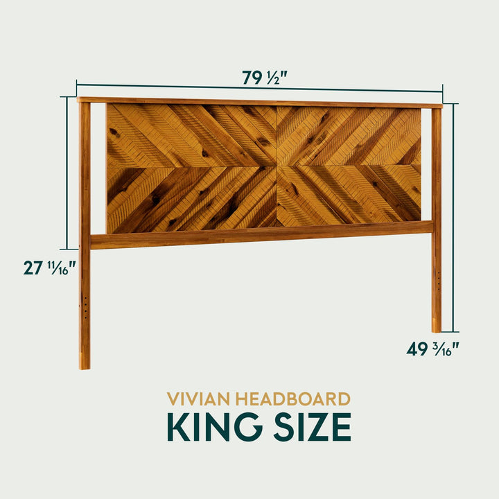 Vivian king bed headboard for the bed area