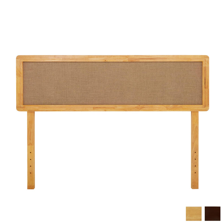 Nipe queen bed headboard for a bed frame setup