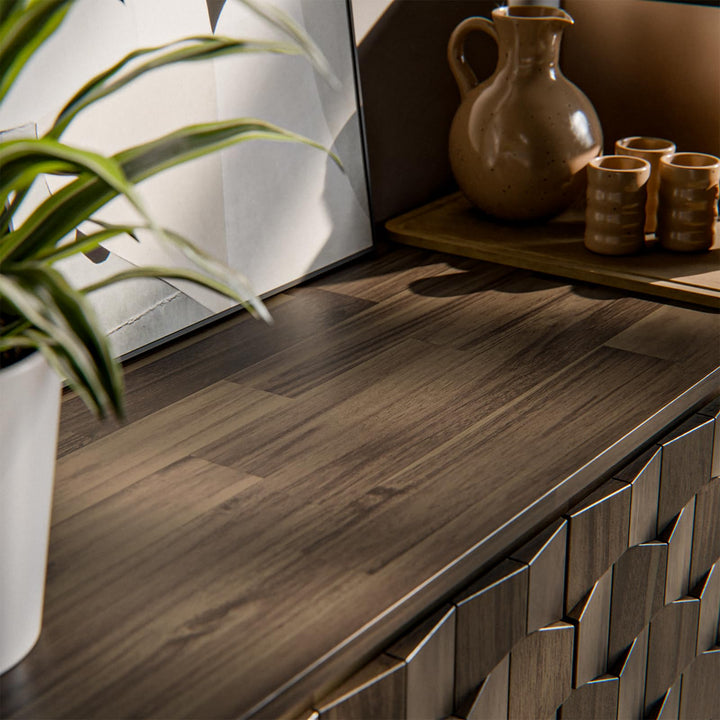 Georgina sideboard cabinet with mocha finish and dining or living room storage for dining-area use