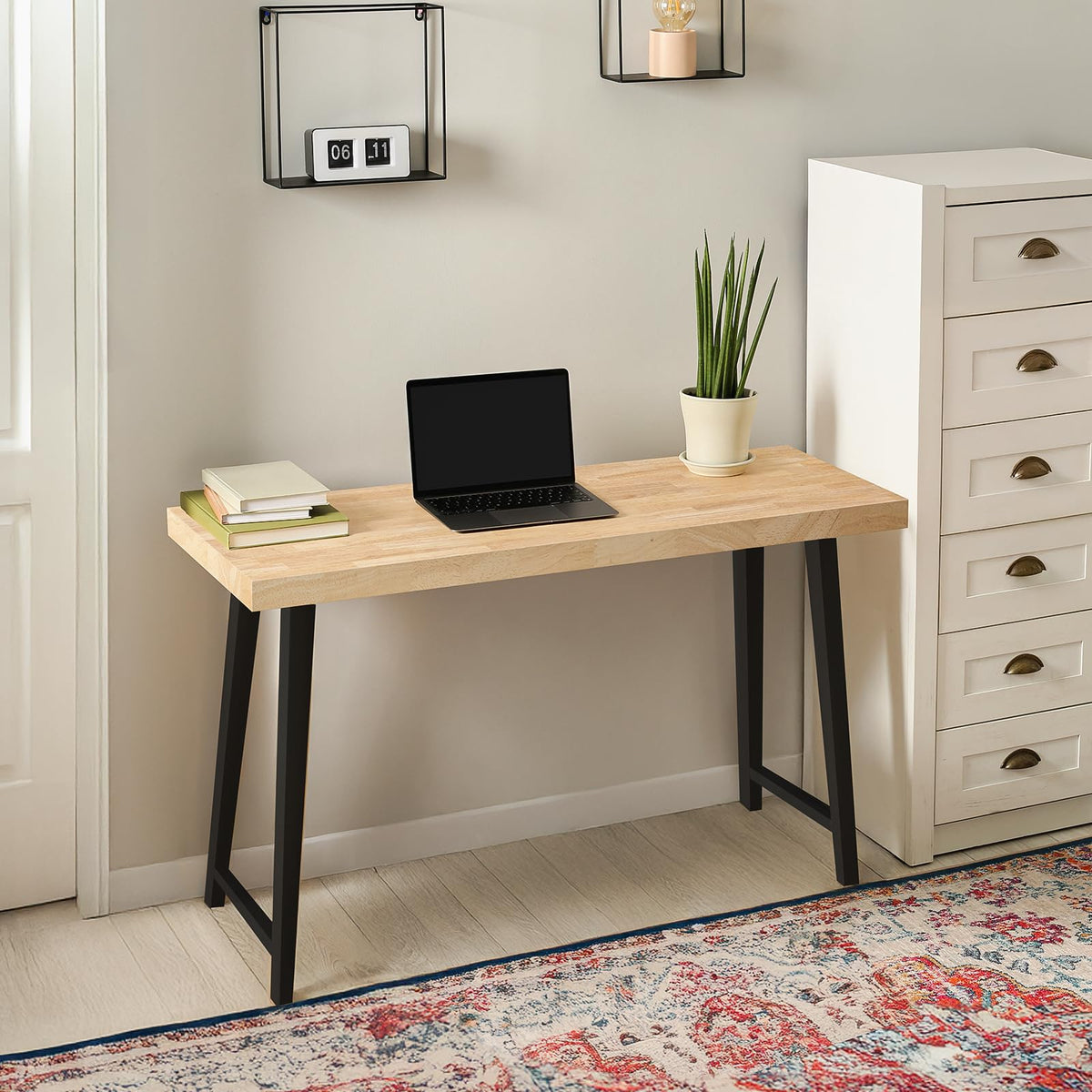 Hevea wood butcher block countertop with 3 ft for home projects