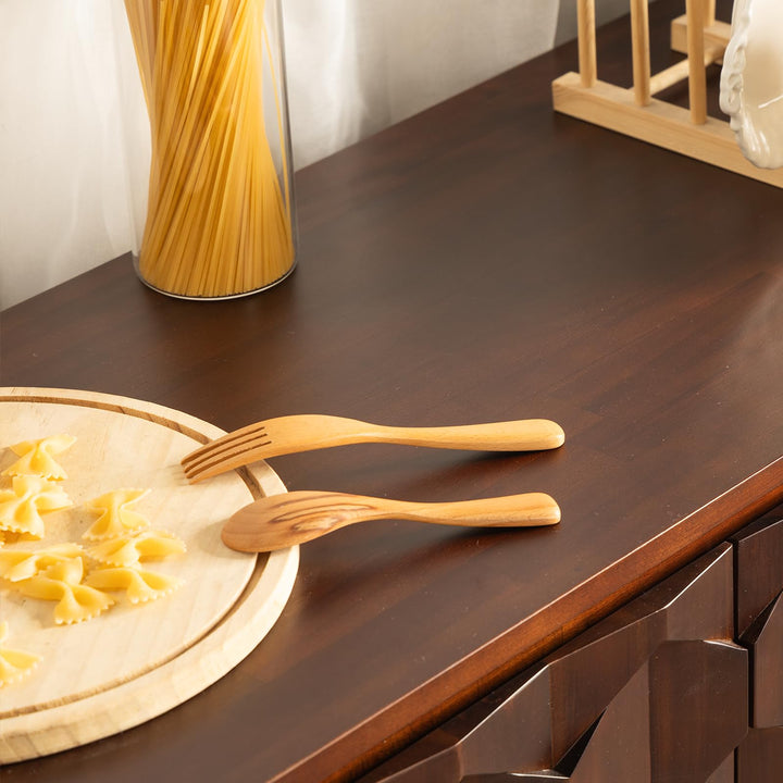 Georgina sideboard cabinet with walnut finish and dining or living room storage for dining-area use