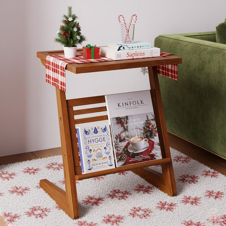Neil nightstand with milk chocolate finish and bedside storage for bedside storage