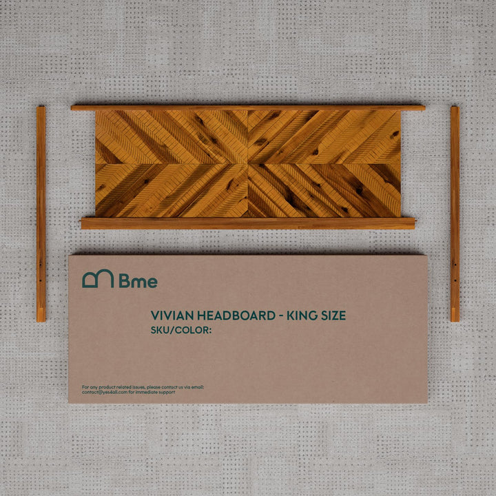 Vivian king bed headboard for everyday bedroom use