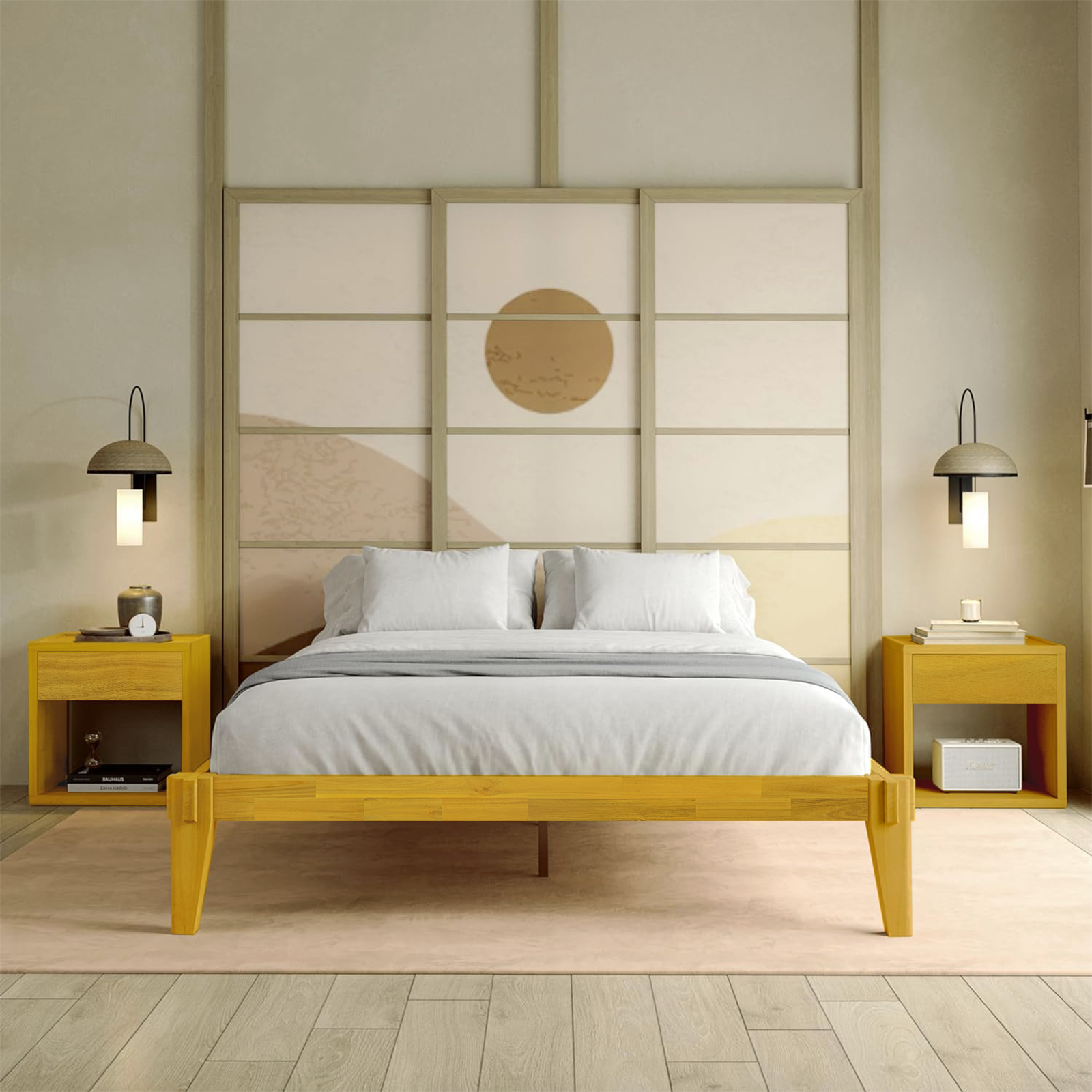 Bme Chalipa 14” King Bed Frame
