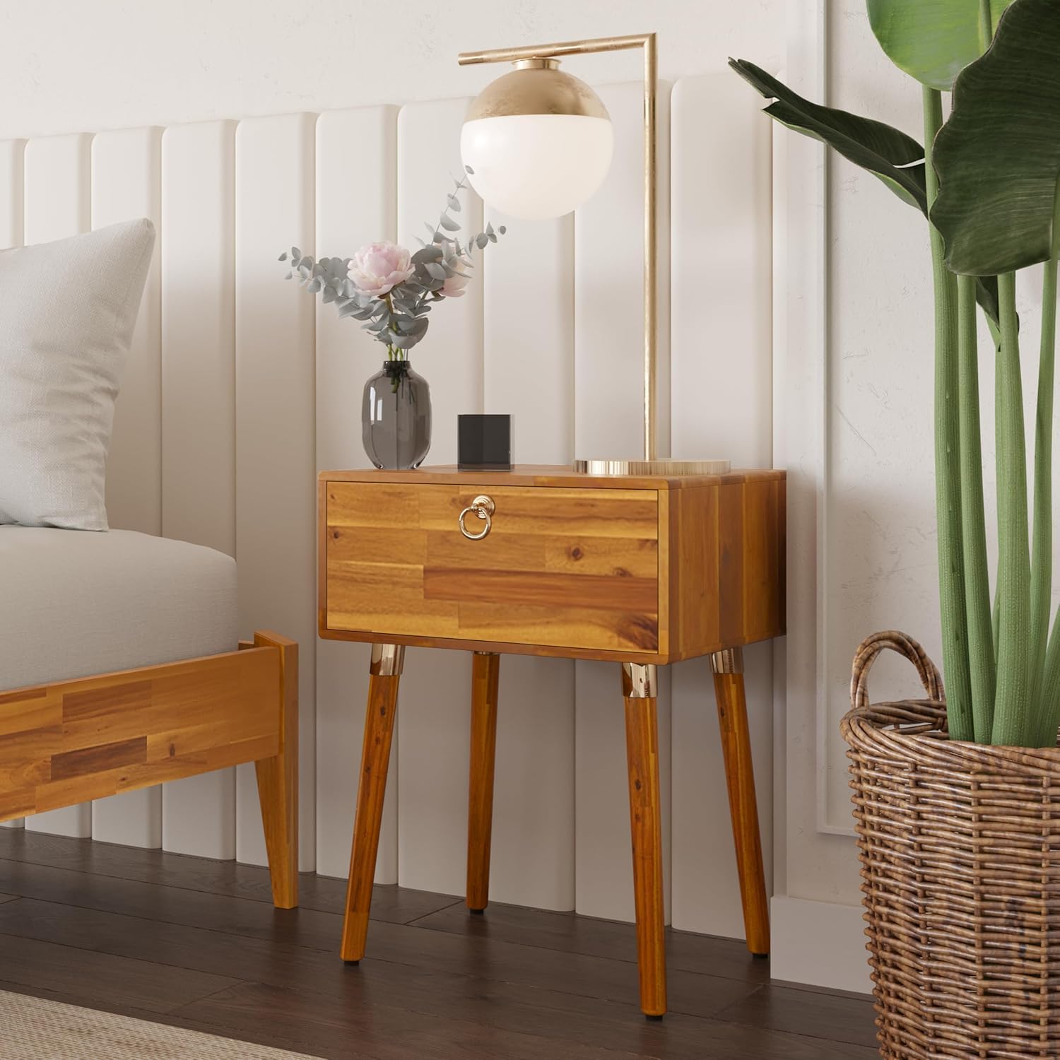 Bme Alden Solid Wood Nightstand
