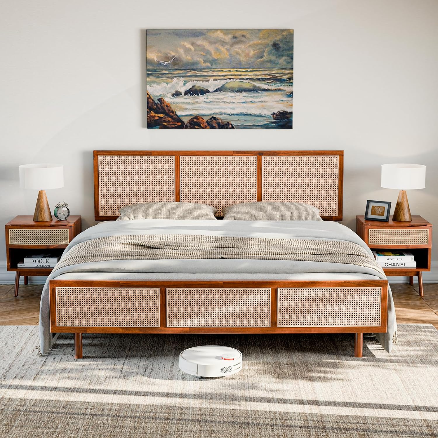 King size bed frame