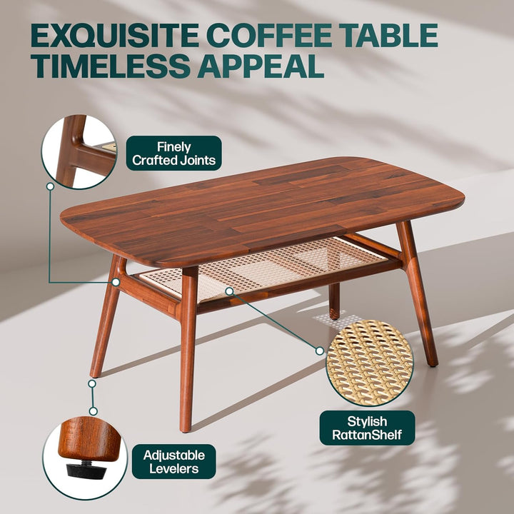 Solid Wood Coffee Table